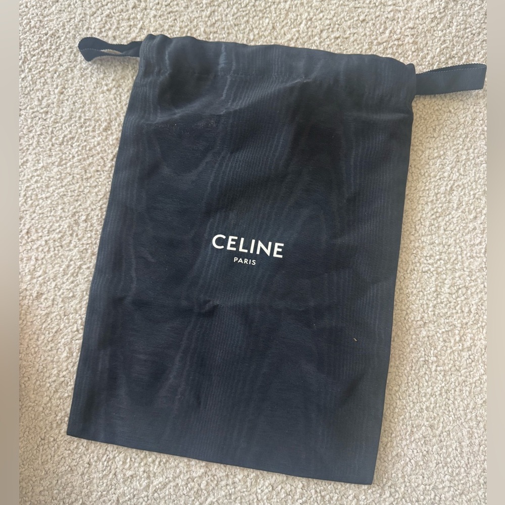 Celine Black Drawstring Bag